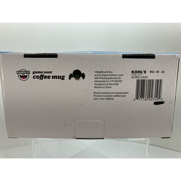 Big Mouth Inc Game Over Coffee Mug NEW - Picture 6 of 6